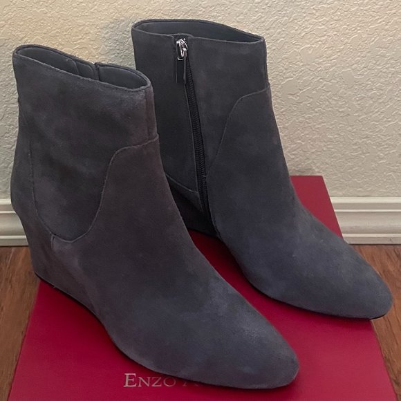 enzo angiolini black booties